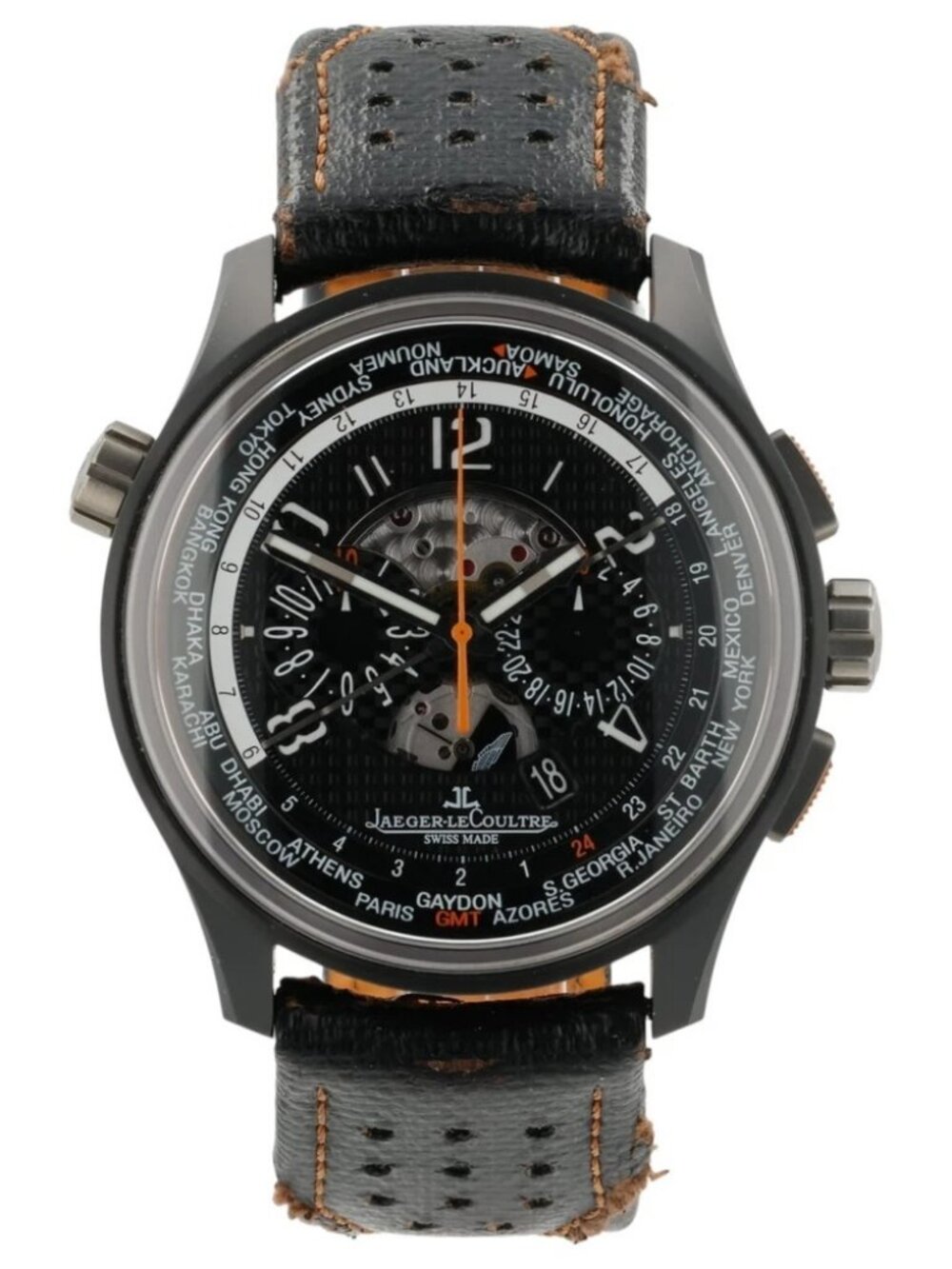 Jaeger LeCoultre AMVOX5 Black Dial Ceramic 44mm Automatic Mens Watch